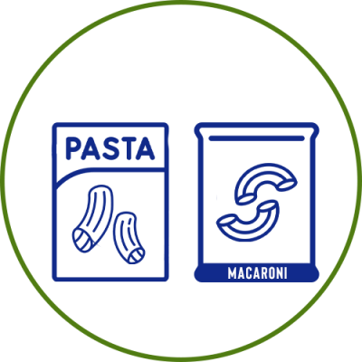 Pasta  and Macroni